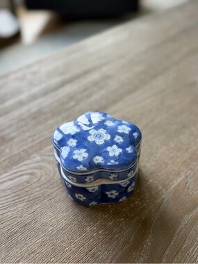 Vintage Japanese Blue & White Plum Blossom Porcelain